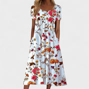 Amélia – Vestido Longo de Primavera