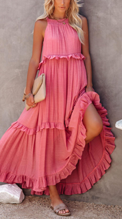 Lucia | Vestido comprido sem mangas