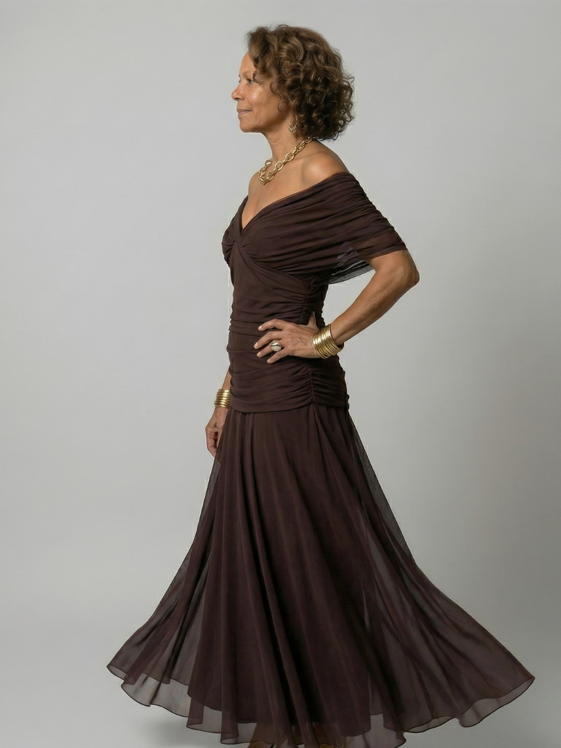 Daniela - Vestido Midi de Estilo Espanhol
