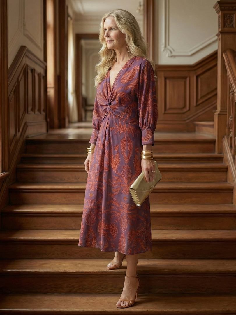 Valentina - Vestido Midi Cruzado