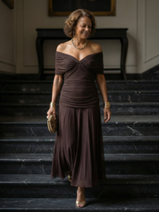 Daniela - Vestido Midi de Estilo Espanhol