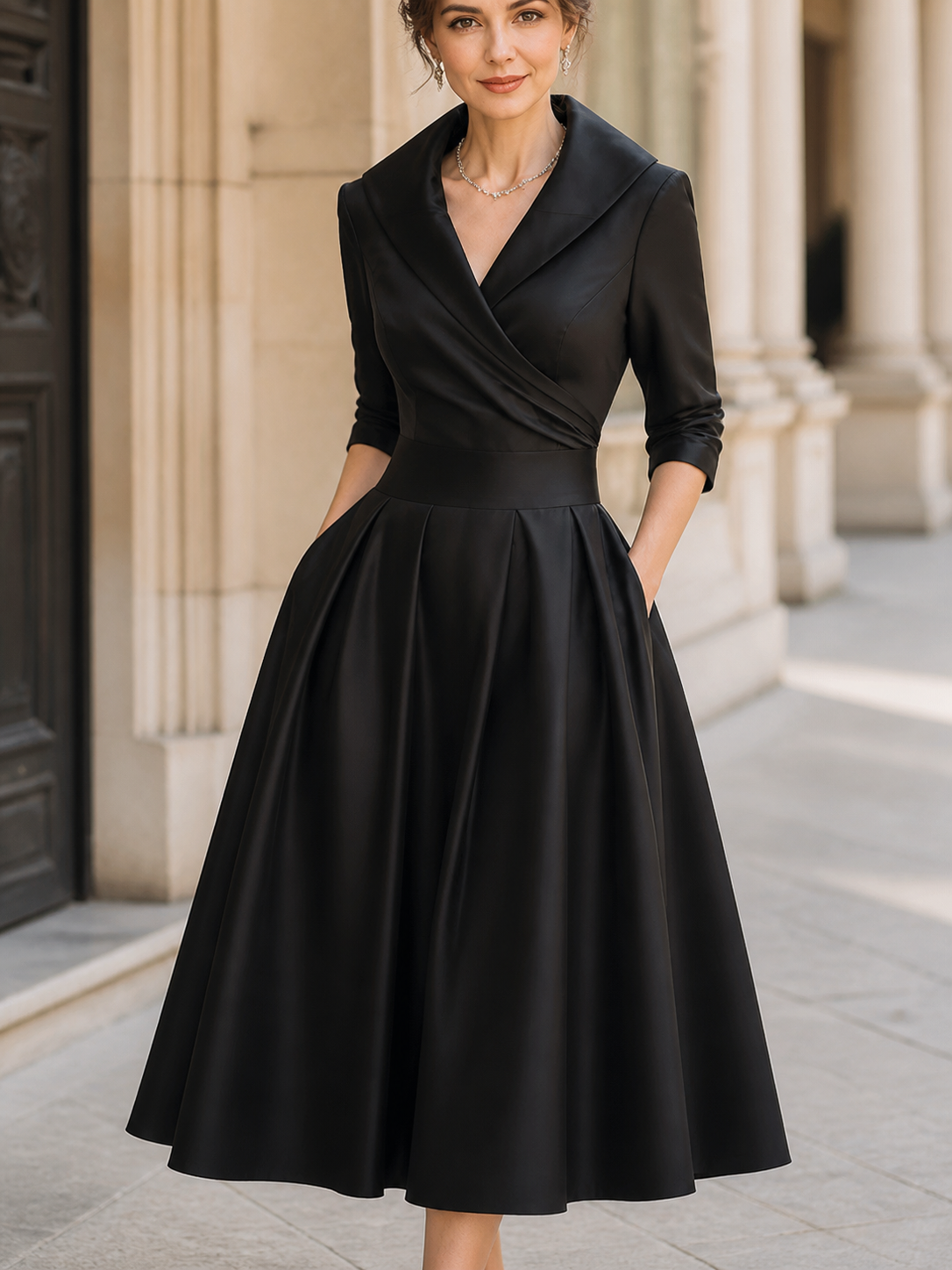 Élodie - Vestido midi de Mulher