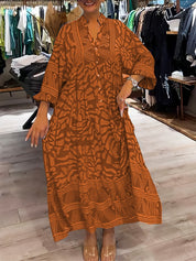 Mira | Vestido estampado com decote em V (quase esgotado)