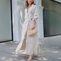 Jeanette™ | Vestido longo elegante com decote em V