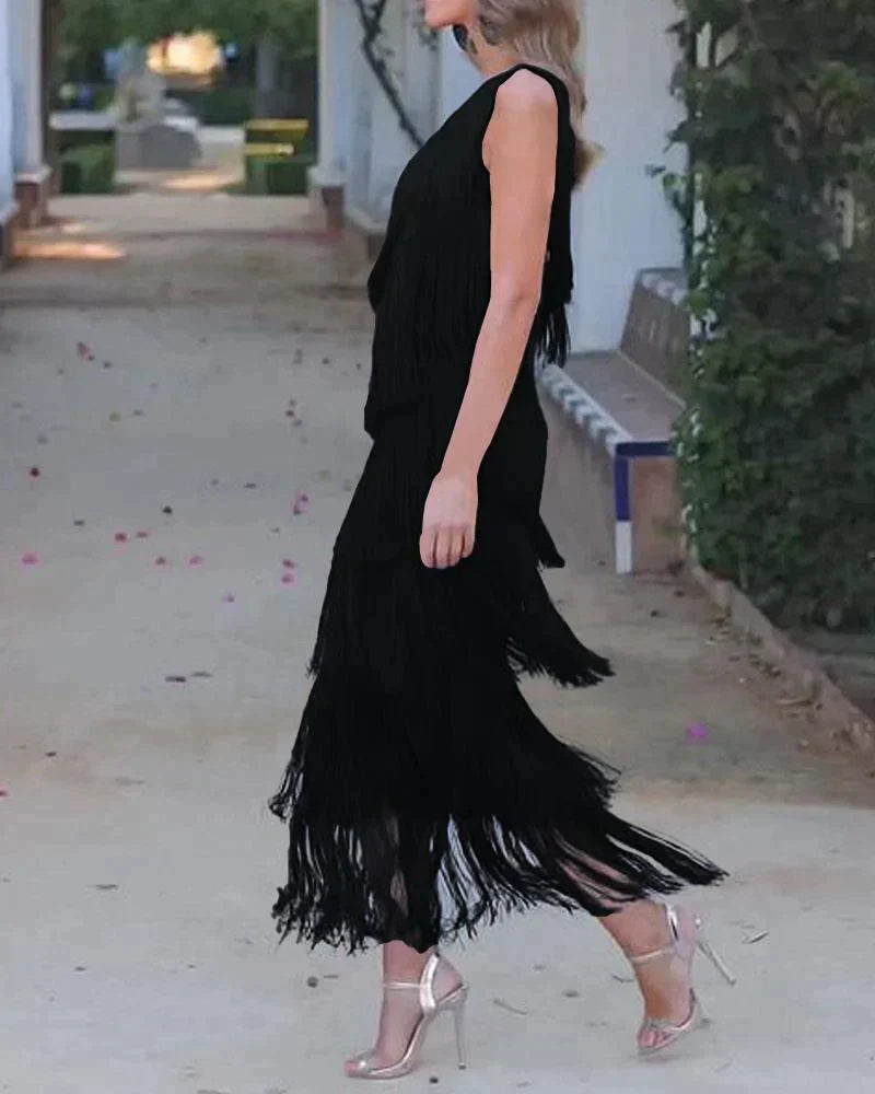 Valeria | Vestido Boho de Mulher com Franjas