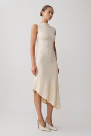 Vestido Mariana — Éloren Lisboa · Decote assimétrico