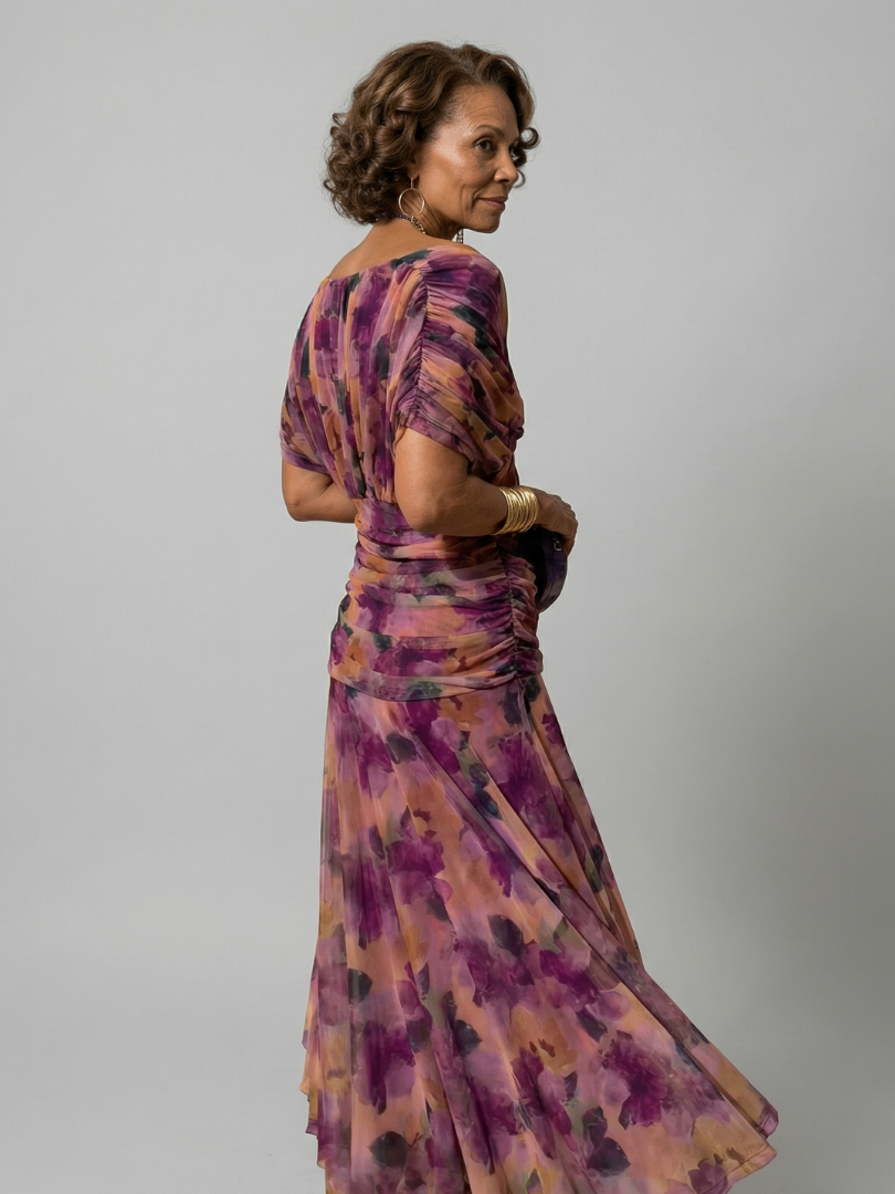 Daniela - Vestido Midi de Estilo Espanhol