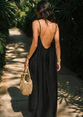 Elara - Vestido de costas nu ajustável para Mulher
