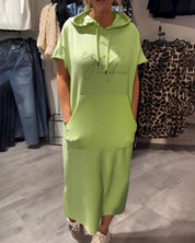 Saskia™ | Vestido casual com capuz