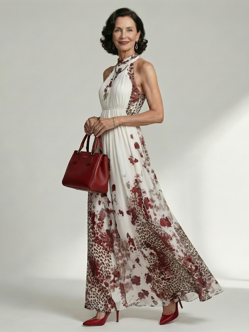 Alejandra - Vestido Maxi Plissado