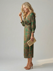 Valentina - Vestido Midi Cruzado