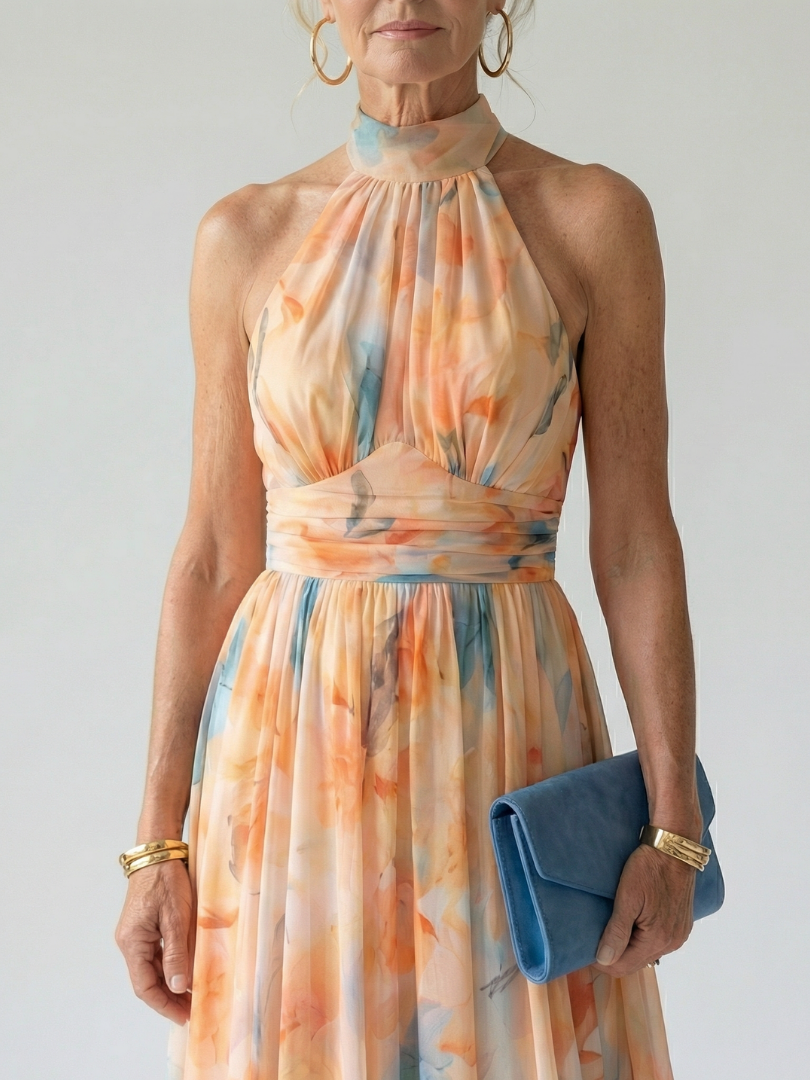 Lucía - Vestido Midi Halter