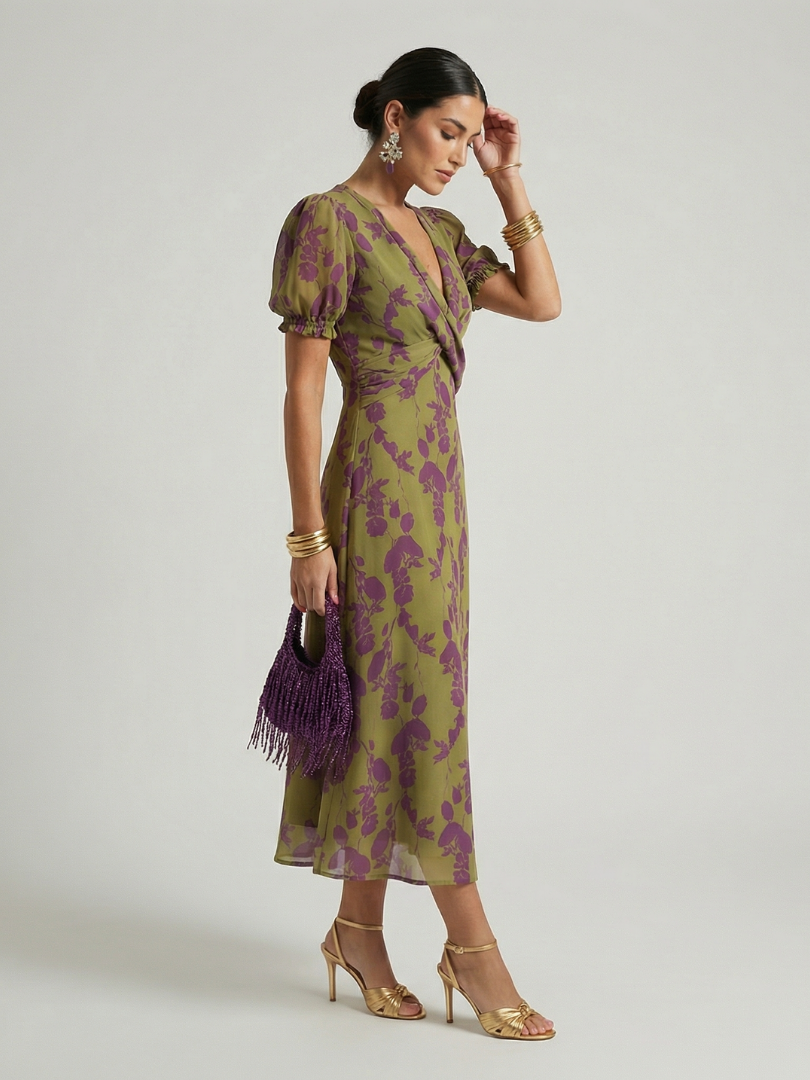 Camila - Vestido Midi Floral