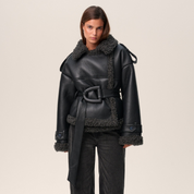 Elvira | Casaco de Shearling com Cinto