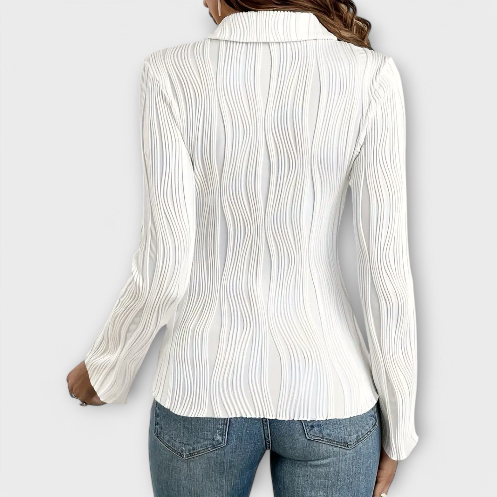 Natalia - Blusa de manga comprida