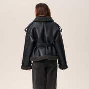 Elvira | Casaco de Shearling com Cinto