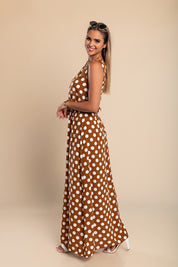 Hannah™ | Vestido longo de bolinhas da Lina
