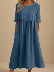 Minea - Vestido elegante  arejado