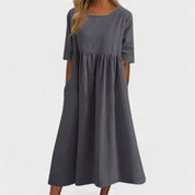 Manuela - Vestido de Algodão Arejado