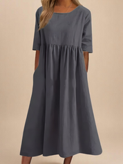 Minea - Vestido elegante  arejado
