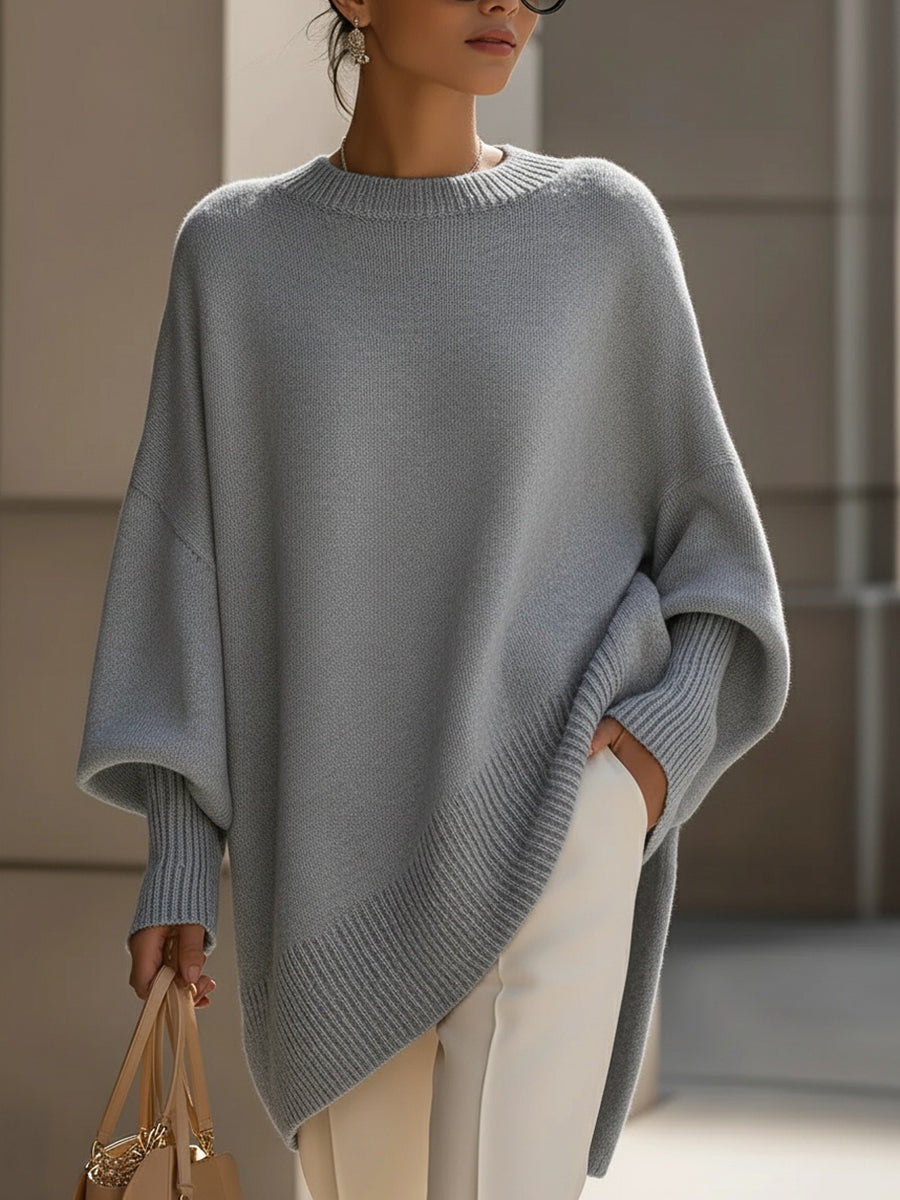 Anneta | Suéter poncho oversized para Mulher