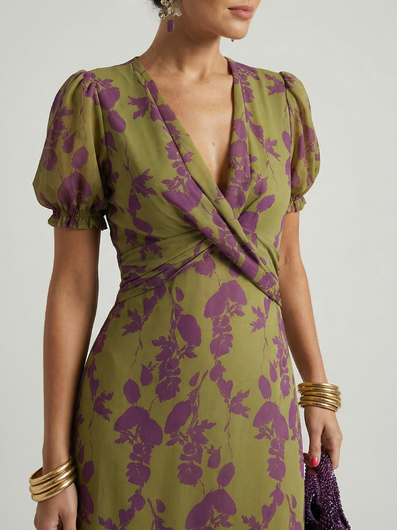Camila - Vestido Midi Floral