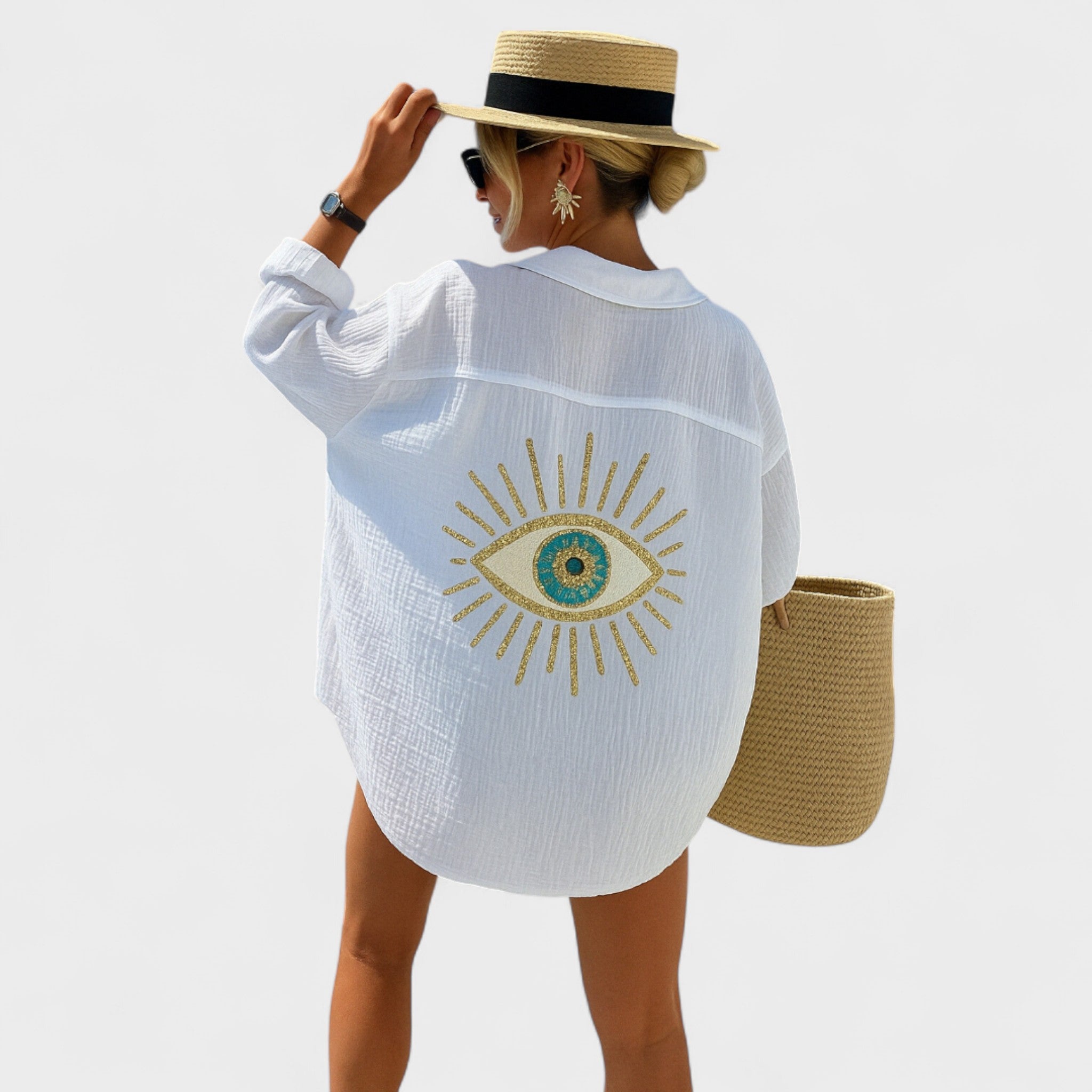 Alice - Camisa Casual Estilo Ibiza