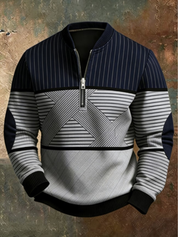 Viktor | Suéter Elegante para Homem com Meia Cremalheira
