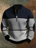 Viktor | Suéter Elegante para Homem com Meia Cremalheira