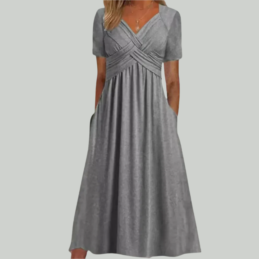 Rosella™ - Vestido elegante e lisonjeiro