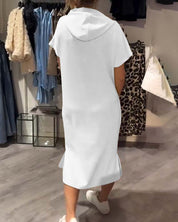 Saskia™ | Vestido casual com capuz