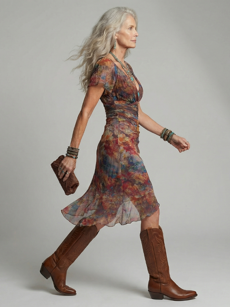 Paola - Vestido Midi Halter