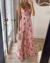 Charlice | Vestido longo floral