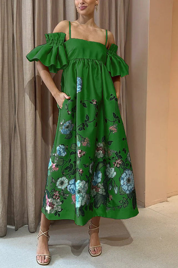 Arielle | Vestido elegante com mangas exclusivas e bolsos práticos