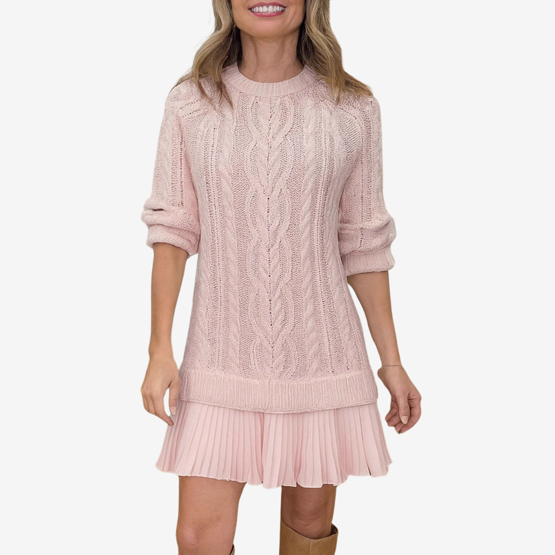 Gaëlle™ Vestido suéter de malha