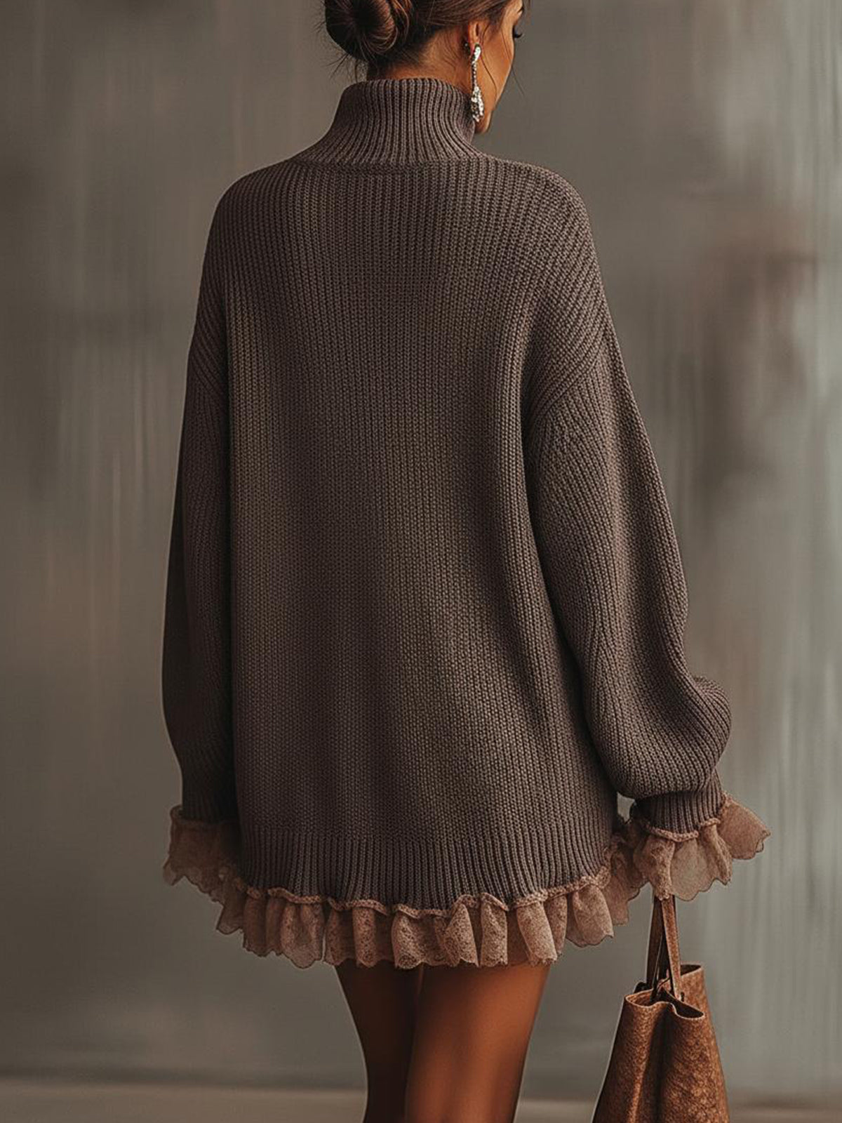 Robe de malha com volantes — Doce, quente & romântica