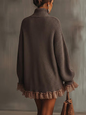 Robe de malha com volantes — Doce, quente & romântica