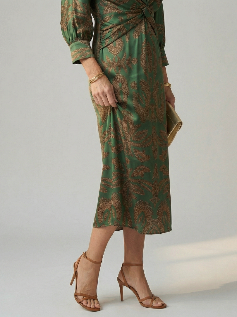 Valentina - Vestido Midi Cruzado