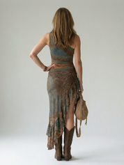 Esperanza - Vestido Midi Drapeado
