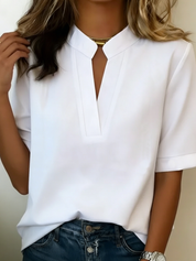 Lunvessa | Camisa de Manga Curta Descontraída