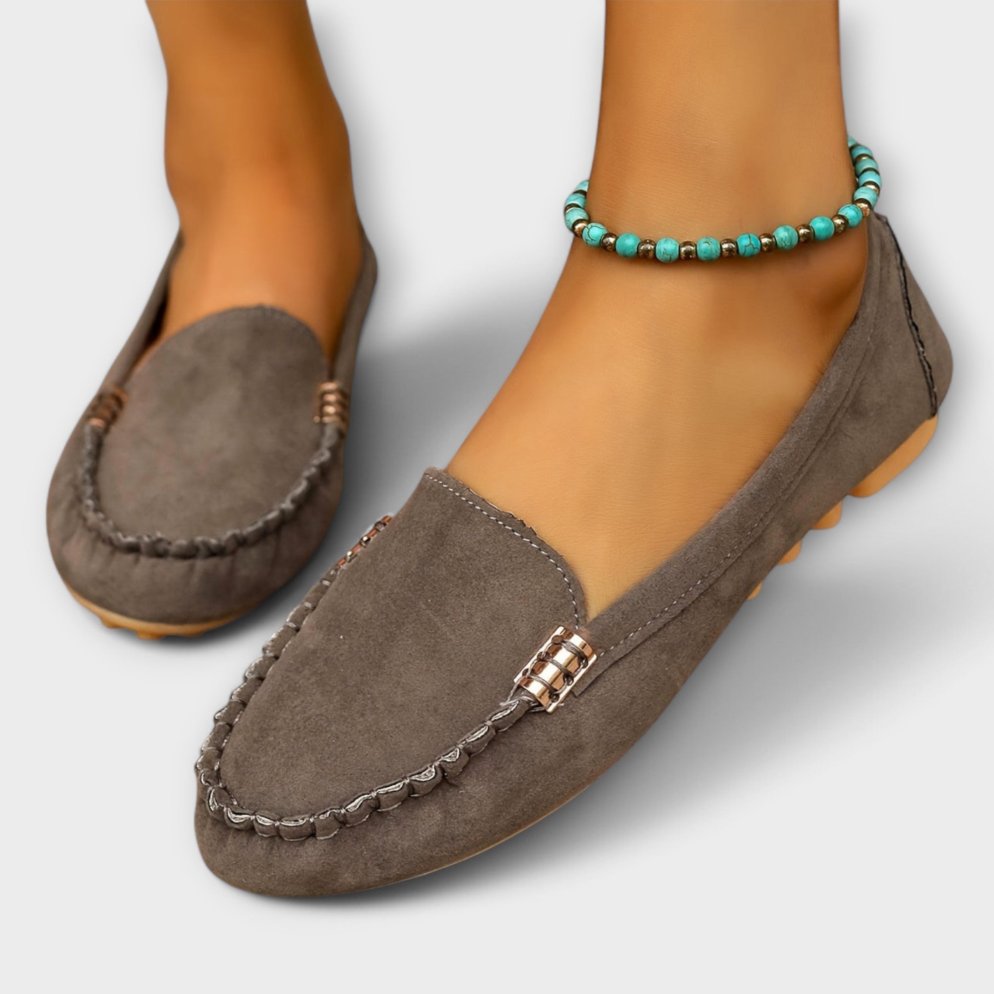 Bianca | Mocassim Slip-On em Turquesa e Rosa, do 36 ao 42