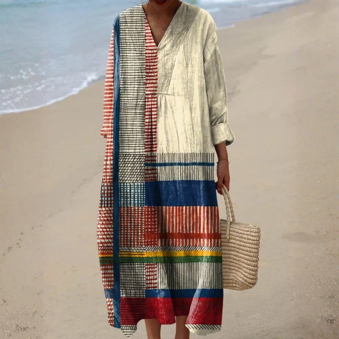 Leonor - Vestido Boémio em Retalhos