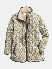 Beatriz | Casaco Acolchoado com Tapeçaria Floral