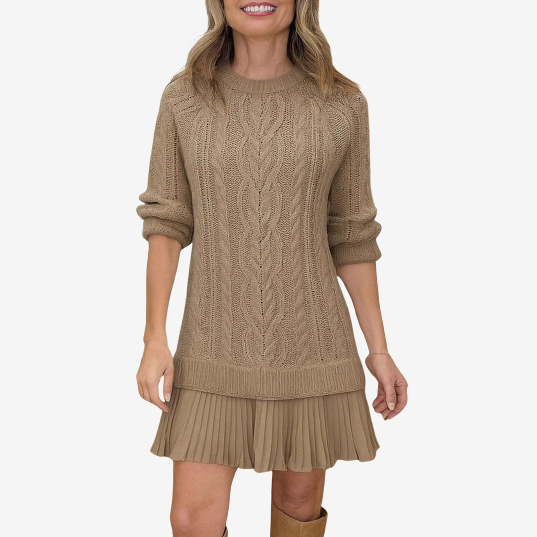 Gaëlle™ Vestido suéter de malha