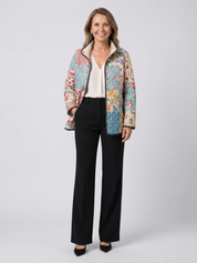 Teresa | Casaco Acolchoado Patchwork Floral