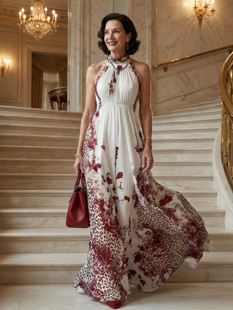 Alejandra - Vestido Maxi Plissado
