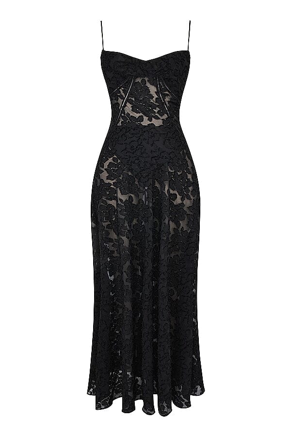 Serena - Vestido longo elegante para casamentos e eventos