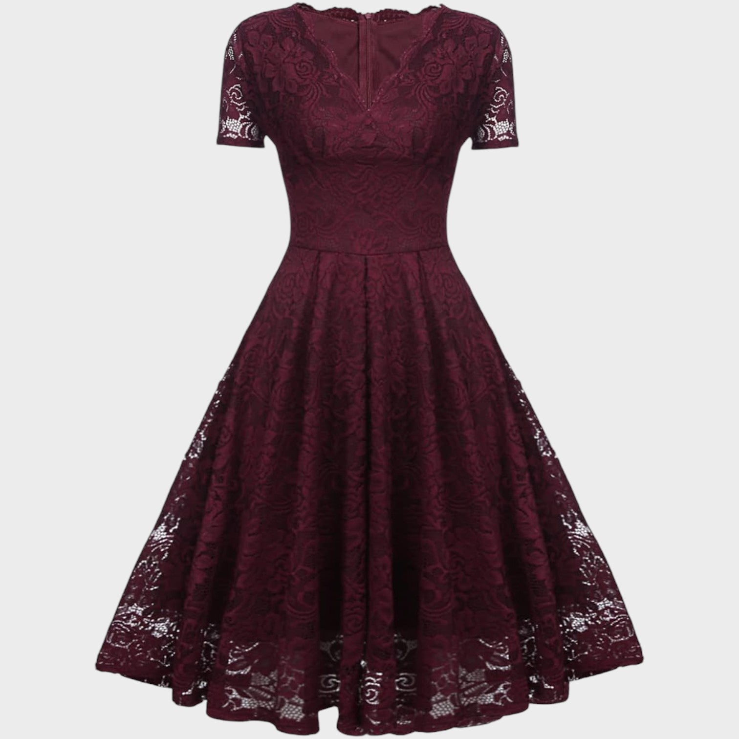 Mara - Vestido de Renda Floral