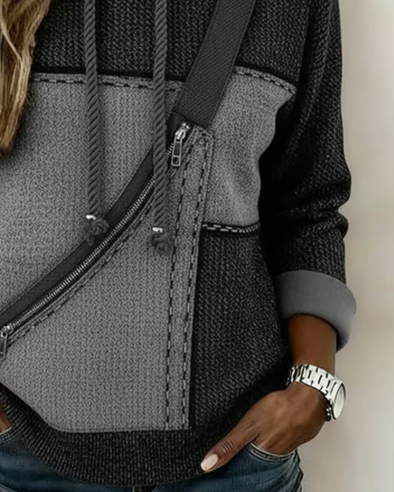 Rosita | Hoodie com Blocos de Cor