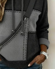 Rosita | Hoodie com Blocos de Cor